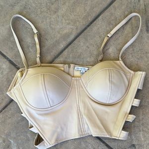 Cream/Off White/ Tan Bra Top